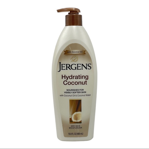 3 Pack Jergens Hydrating Coconut Dry Skin Moisturizer Lotion 16.8 oz Moisturize - Picture 2 of 6